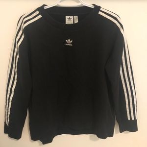 Black Adidas Crew Neck